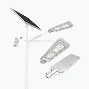 Lampu Jalan Tenaga Surya Otomatis Blue Carbon Blue Sky 70W
